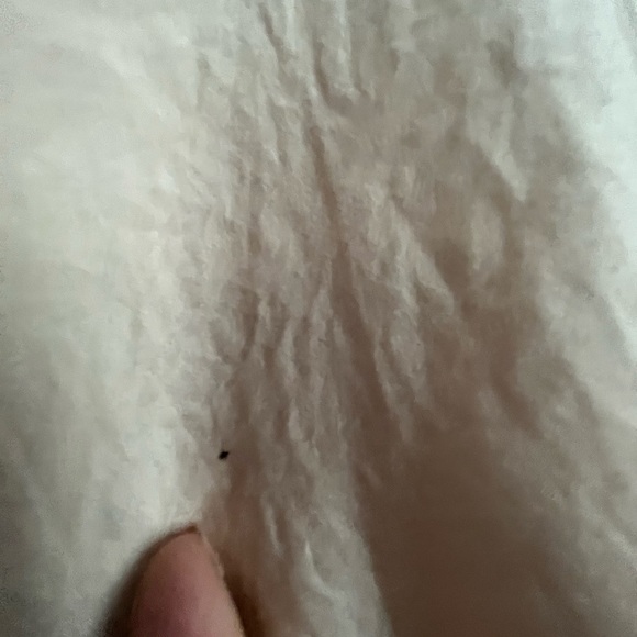 Silky Peach Peplum Blouse - Picture 4 of 4